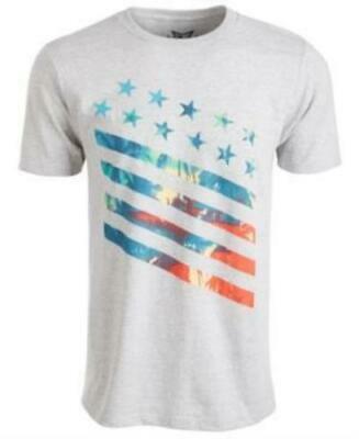 Univibe Mens Palm Stars and Stripes Graphic T-Shirt, Size XXL