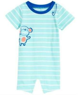 First Impressions Baby Boys Striped Monkey Cotton Romper,Size 12Mo