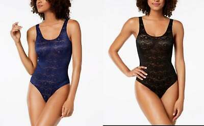 I.n.c. Sheer Lace Thong Back Bodysuit