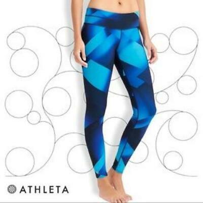 Athleta Women’s Leggings Geometric Blue, Small