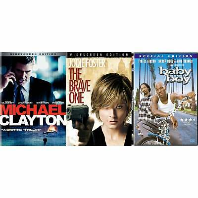 DVD Drama Bundle: Michael Clayton, the Brave One, Baby Boy