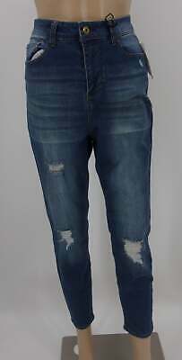 Vanilla Star Juniors High-Rise Distressed Skinny Jeans, Size 1