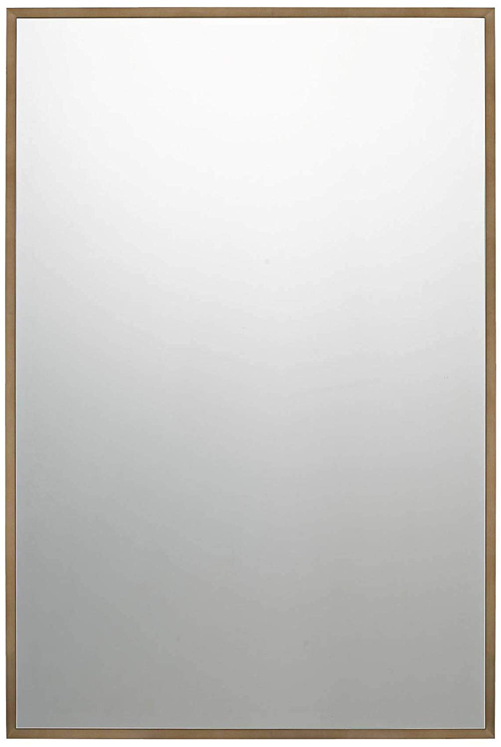 Quoizel QR3330 Reflections 36 X 24 inch Antique Brass Mirror