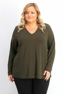Rachel Rachel Roy Trendy Plus Size Zipper-Back Top Army, Size 0X