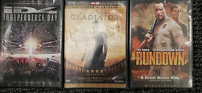 Action DVD Bundle: Independence Day, Gladiator, The Rundown