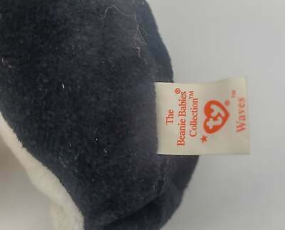 Beanie Baby Waves 4084 With Rare Errors