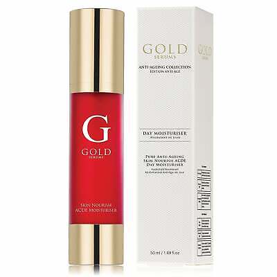 Gold Serums Pure Anti-Aging Skin Nourish Aced Day Moisturizer