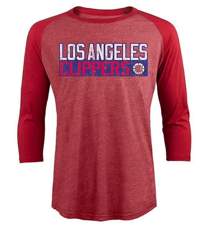 Majestic Athletic NBA Los Angeles Clippers Mens Premium Triblend,Size Large