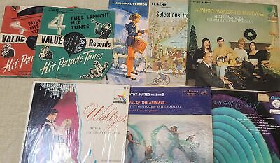 9 Album Orchestral Vinyl Collection: Parade Hits, Mancini, Carousel, Waltzes…