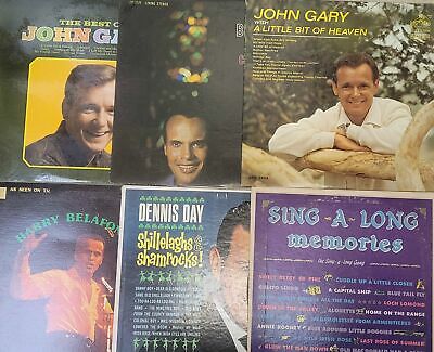 6 Album Vinyl Various Artist Mix, Belafonte, John Gary, More