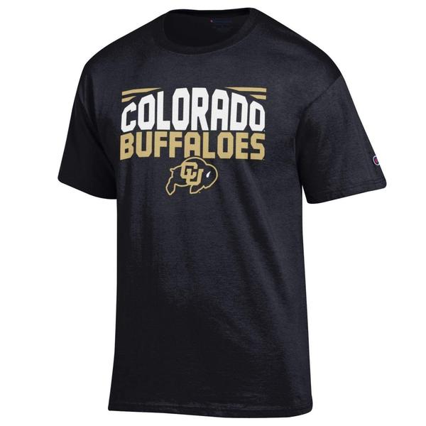 NCAA Champion Mens Push Ahead Short sleeve T-Shirt Colorado Buffaloes, Small