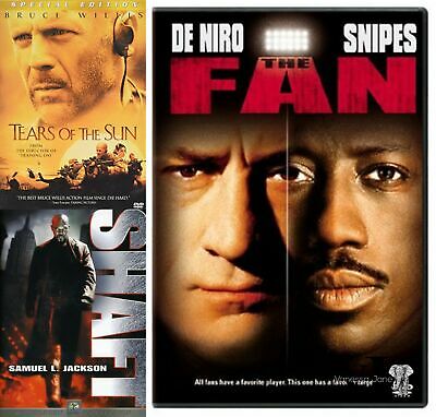 DVD Action Bundle: The Fan, Shaft Widescreen and Tears of the Sun