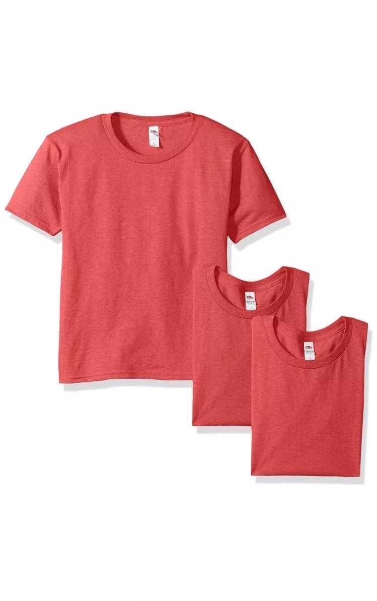 Fruit of the Loom Big Boys’ Soft Youth T-Shirt, 3-Pack