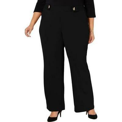 INC Womens Plus Embellished Wide Leg Pants