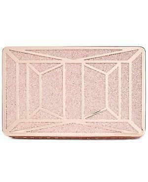 Inc Ayda Sparkle Box Clutch - Pink/Gold