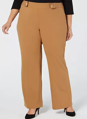 INC Womens Plus Embellished Wide Leg Pants