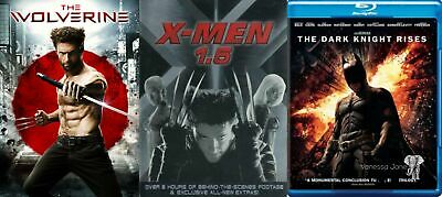 Super Hero DVD Bundle: The Dark Knight Rises, the Wolverine, X-Men 1.5
