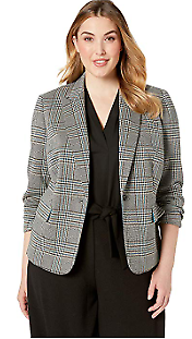Anne Klein Womens Plus Size Lapel Jacket, Size 14W