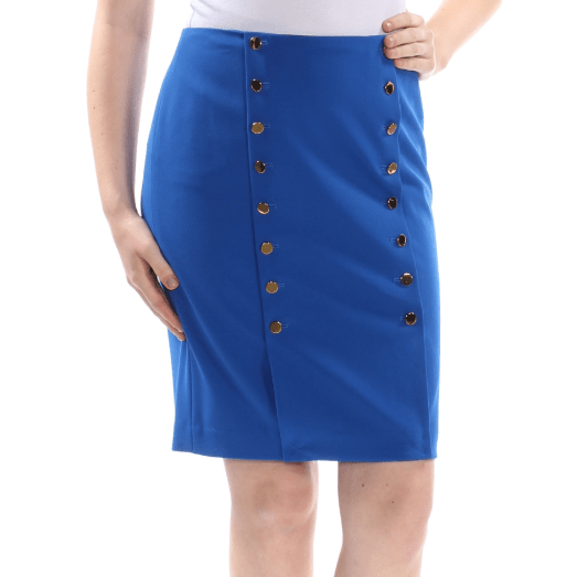 Calvin Klein Womens Petites Sailor Pencil Wear Skirt