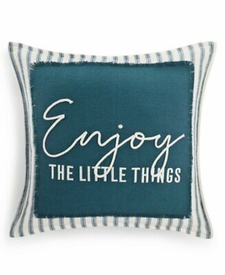 Lacourte Enjoy the Little Things Pillow – 20X20 Teal