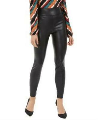 Inc Faux-Leather Skinny Pants, Size 10