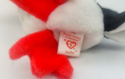 Puffer the Puffin 1997 Ty Beanie Baby w/ Tag Errors Retired Mint Rare Look