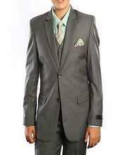 Tazio Little Boys Solid 2 Button Vest 5 Piece Suit, Size 5