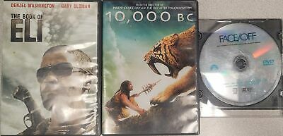 Action DVD Bundle:The Book of Eli, Face/Off, 10,000 B.C.