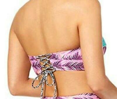 Hula Honey Juniors Leaf Breeze Underwire Push-up Midkini Swim Top