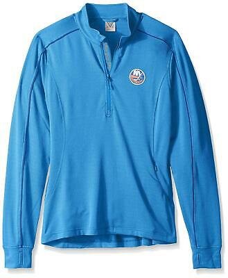 NHL Womens Islanders Half Zip, Size Medium