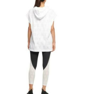 Dkny Sport Burnout-Logo Tunic Hoodie