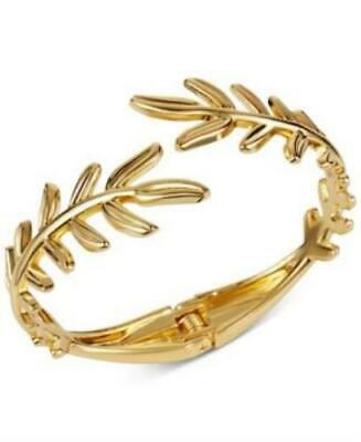 Charter Club Gold-Tone Leaf Cuff Bracelet