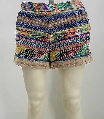 Francesca’s Quinn Boho/Aztec Hippie Short, Size Small