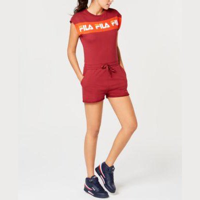 Fila Womens Costanza Romper Tibetan Red