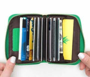 Em John Mini Leather Zip-Around Card Wallet