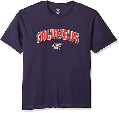 NHL Columbus Blue Jackets Mens Cotton Tee, X-Large, Navy