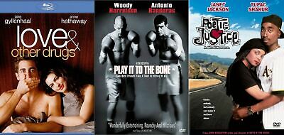 DVD Drama Bundle:Love and Other Drugs, Poetic Justice, Play It to the Bone