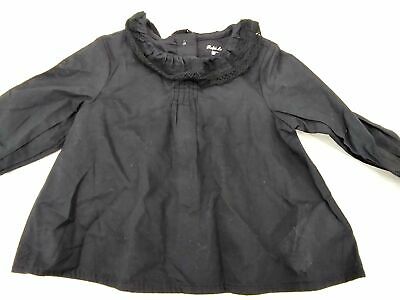 Ralph Lauren Black Blouse Girls, Size 3 Months