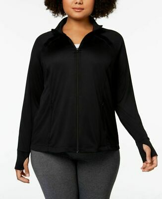 Ideology Womens Fitness Running Athletic Jacket