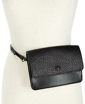 I.n.c. Smooth and Python-embossed Fanny Pack, One Size