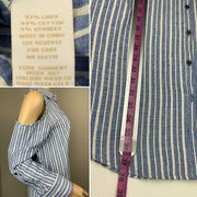 Hope & Harlow Striped Nautical Shirt Dress, Size 10