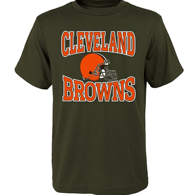 NFL Youth Cleveland Browns T-Shirt, Size Large 12/14