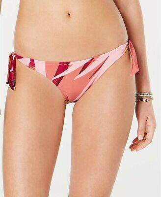Volcom Juniors Printed Side-Tie Bikini Bottoms Womens Swimsuit,Size Small