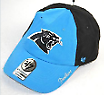 NFL Carolina Panthers Womens Sparkle Two Tone Clean Up Adjustable Hat, One Size