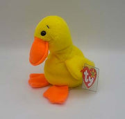 Ty Beanie Babies Quackers the Duck 1994– P.V.C. Pellets With Tag and Errors