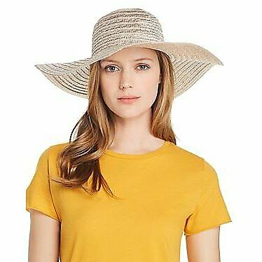 August Hat Company Metallic Floppy Sun Hat, UPF 50+ One Size