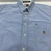 Tommy Hilfiger Vintage Crest Button Down Long Sleeve Shirt Mens, Size Large