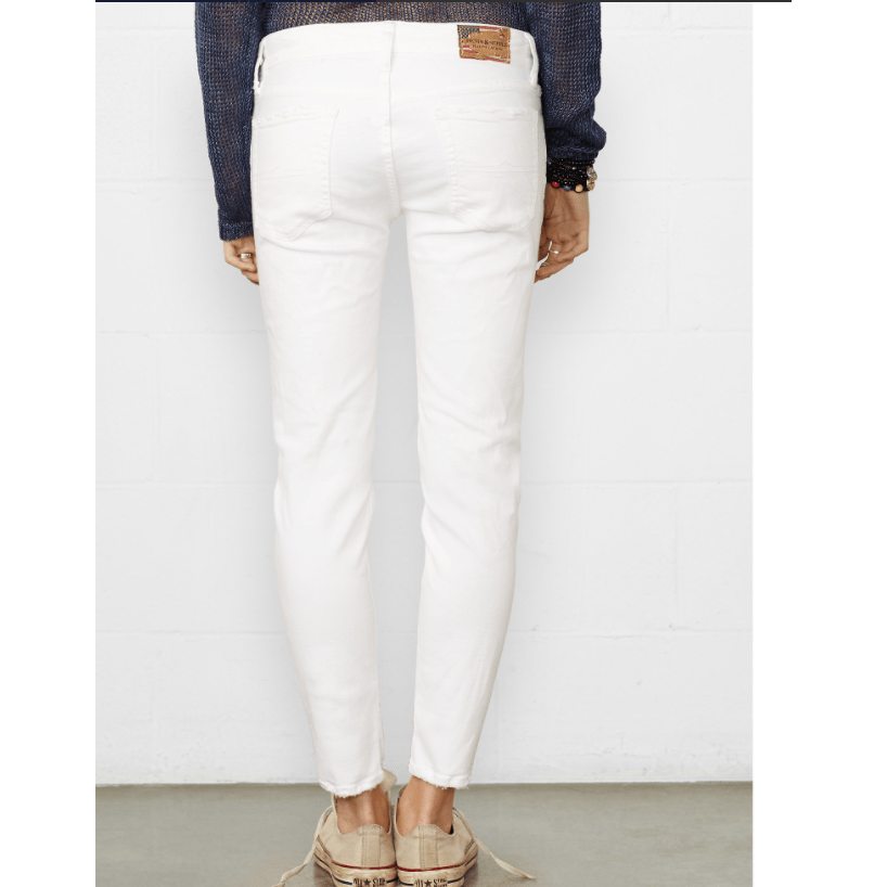 Ralph Lauren Women's Ivory Carmen Skinny Jean, size 26x3