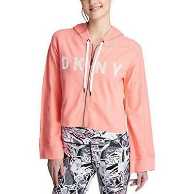 DKNY Sport Womens Running Fitness Hoodie, Size Large