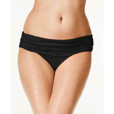Lauren Ralph Lauren Womens Fold-Over Wide-Band Bikini Swim Bottom-16/Black